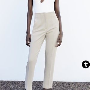 ZARA Blue High Waisted Pants